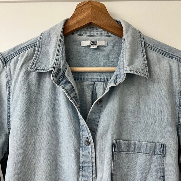 Uniqlo Denim Button Down - Picture 2 of 9